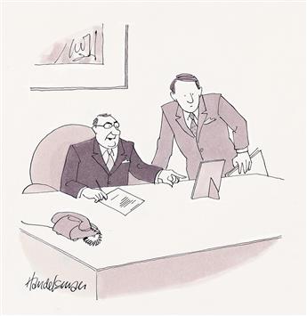 (NEW YORKER) J. B. HANDELSMAN (1922 - 2007) "Of course it's not my son."